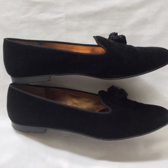 Vintage Calvin Klein Velvet Tuxedo Tassel Shoes - Picture 5 of 10